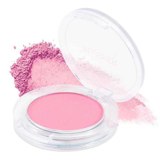 Boobeen Single Color Blush Face Blush Palette Matte Lightweight (#02)