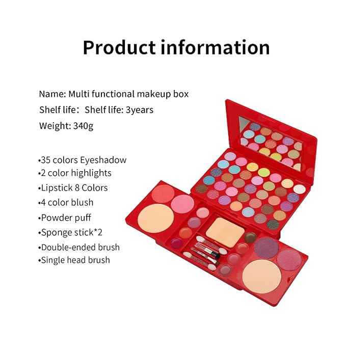 All-in-One Makeup Gift Set Travel Makeup