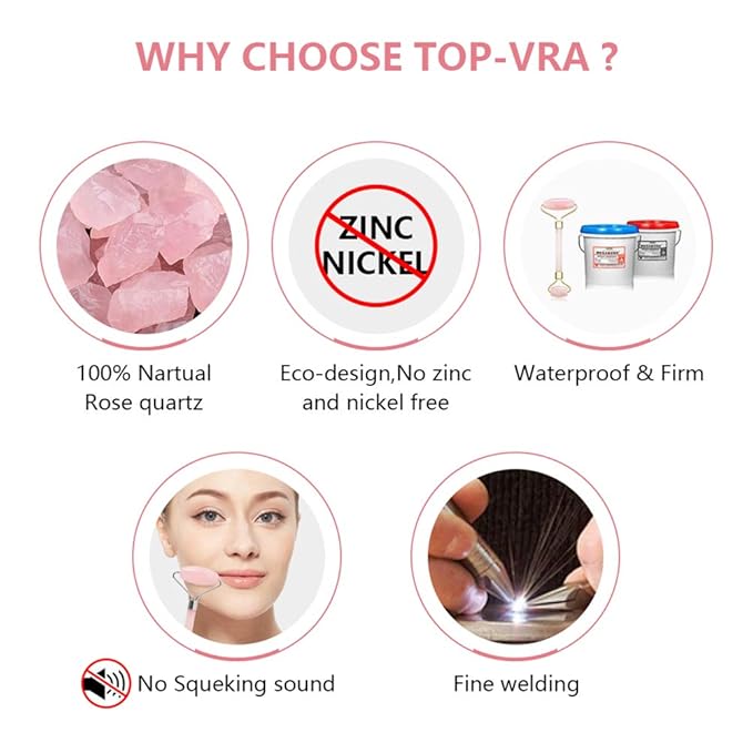 Jade Roller,Rose Quartz Roller for Face,Jade Aging