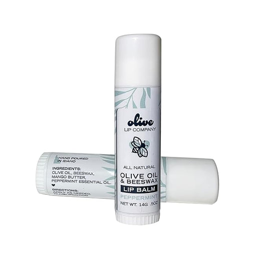 Hydrating Olive Oil and Peppermint Lip Lips