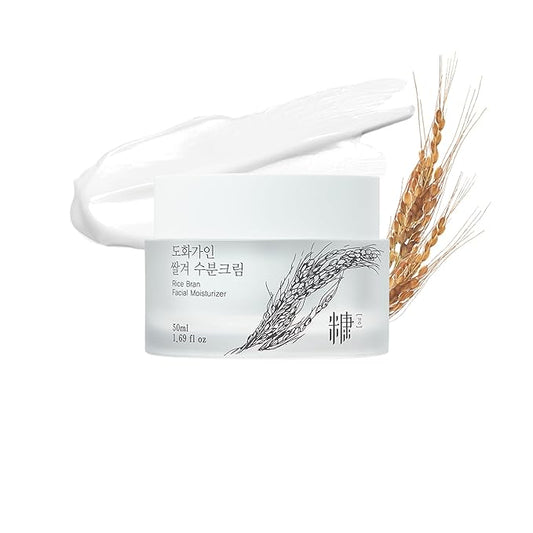 Rice Bran Facial Moisturizer | Deeply Hydrating & Gentle Soothing for Sensitive, Dry Skin | Product of Korea - 1.69 fl. oz