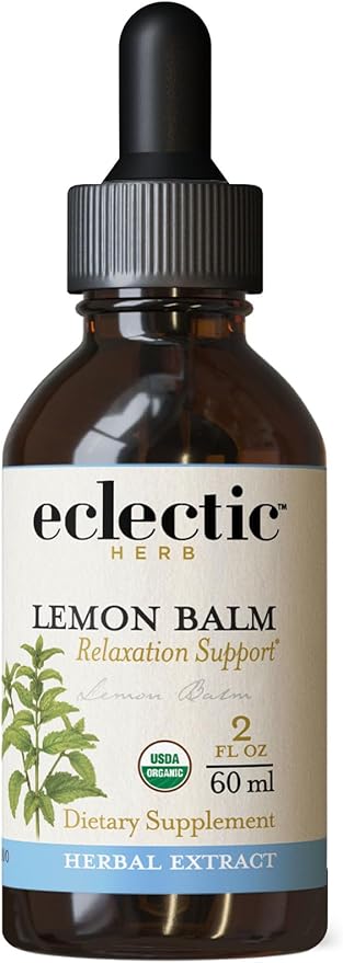 Eclectic Herb Organic Lemon Balm Extract Relaxation