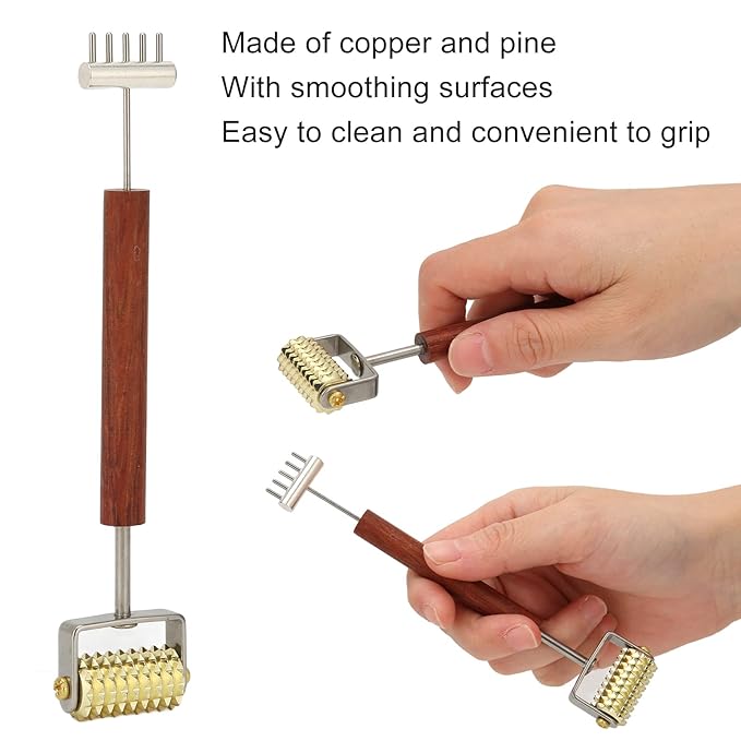 Double Head Design Face Massage Roller, Pressing