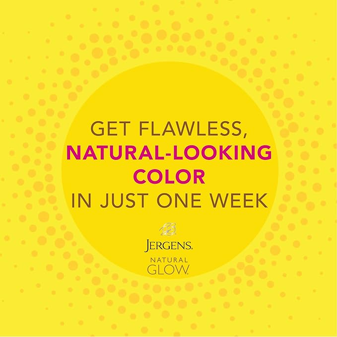 Jergens Natural Glow 3-Day Self Tanner for Fair to Medium Skin Tone, Sunless Tanning Daily Moisturizer, for Streak-free and Natural-Looking Color, 10 Ounce