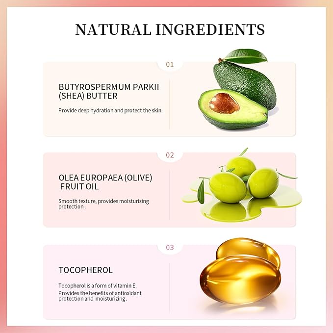 Erinde Lip Butter Balm, Moisture Hydration Vanilla