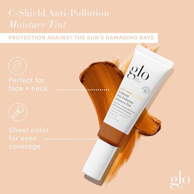 Glo Skin Beauty C-Shield Anti-Pollution Moisture Tint - 1. (9N-Dark) 7 Oz