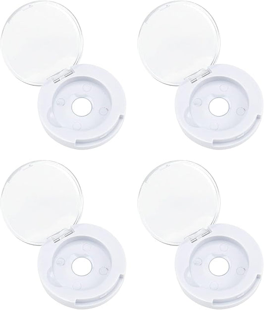 4 Pack Empty Eyeshadow Holder Case Round Magnetic