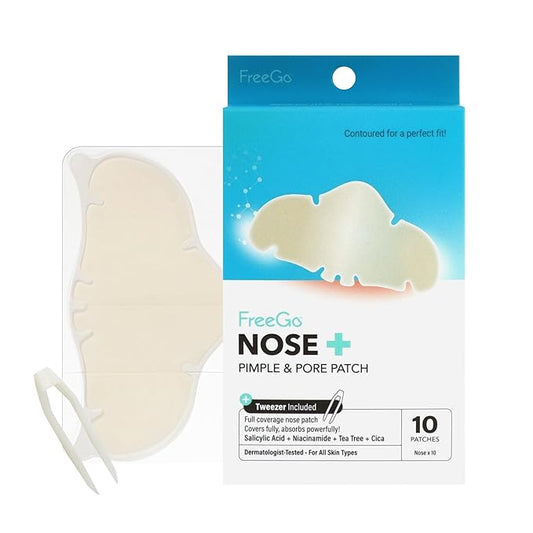 FreeGo Hydrocolloid Acne Patches for Face, Large Pimple Patches for Breakouts, Zit, Blemish Spot, Facial Stickers, Korean Pimple Patches
