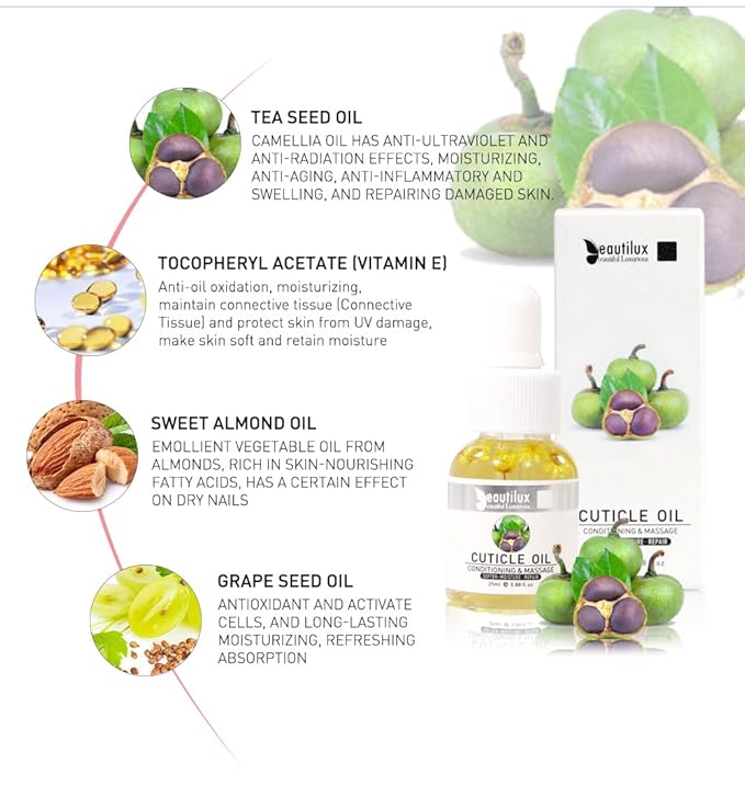 beautilux Cuticle Oil, 25ml Nail