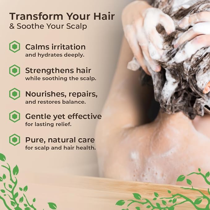 Eczema and Psoriasis Deep Conditioning Treatment - Anti-Dandruff Conditioner for Damaged, Dry Hair and Scalp - Seborrheic Dermatitis Relief