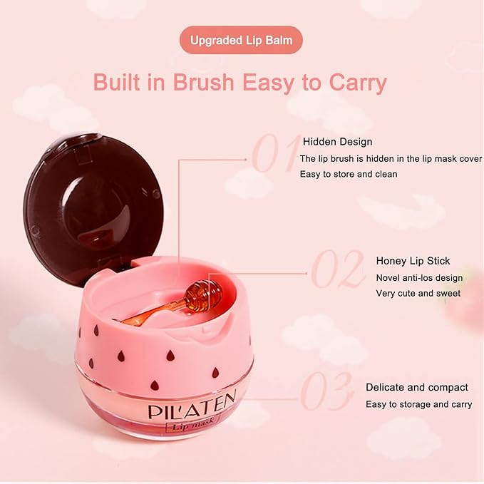 4PCS Nourishing Bee Lip Balm Honey