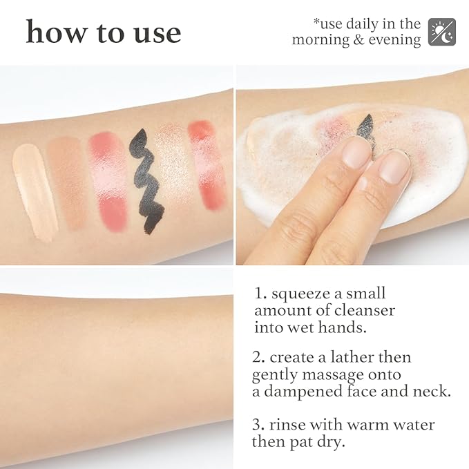 NOONI Face Cleansing - Snowflake Whipping Cleanser | Korean Glass Skin Care, Kbeauty, Facial Wash, Remove Impurities, Purifying, Vegan Whipped Cream, Moisturizing, Sensitive Skin, 5.07 FL Oz x 2ea