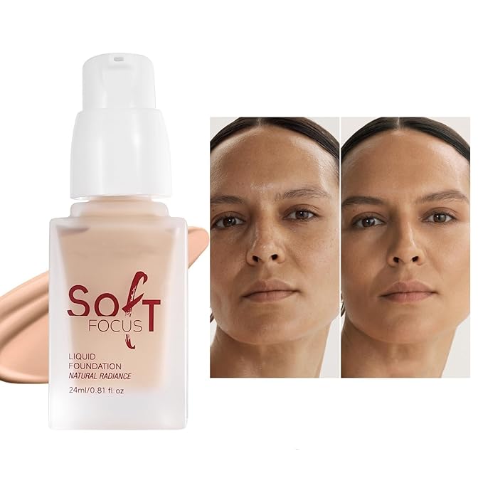 Full Coverage Foundation 10 Colors Natural Lightweight Smooth (Color 04)