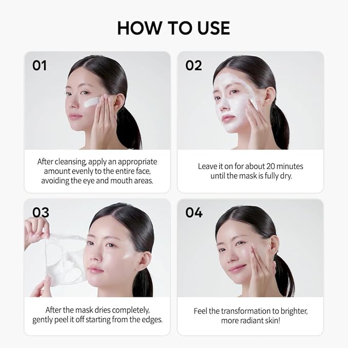 Pore Spa Collagen Wrapping Zero Pain Peel Off Facial Mask, Instant Lifting & Glow Elasticity Improving & Radiant Skin, Sensitive Skin, Deep Hydration,Revitalize Skin Tone, Korean Skin Care, 2.36 oz