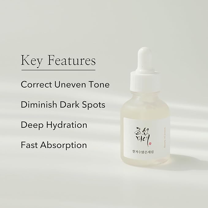 Beauty of Joseon Glow Deep Serum Rice Alpha-Arbutin Moisturizing Uneven Skin Tone Daily Korean Skin Care for Men and Women, 60ml, 2 Fl.Oz