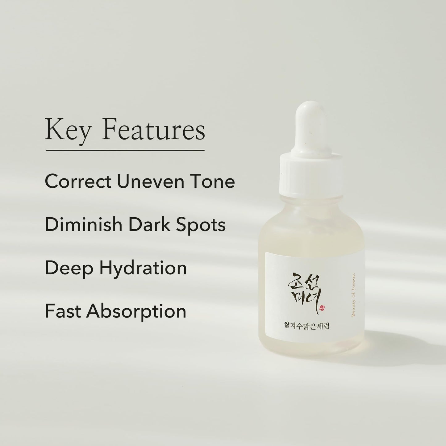 Beauty of Joseon Glow Deep Serum Rice Alpha-Arbutin for Uneven Dull Skin Tone, Daily Korean Skin Care for Men and Women 30ml, 1 fl.oz