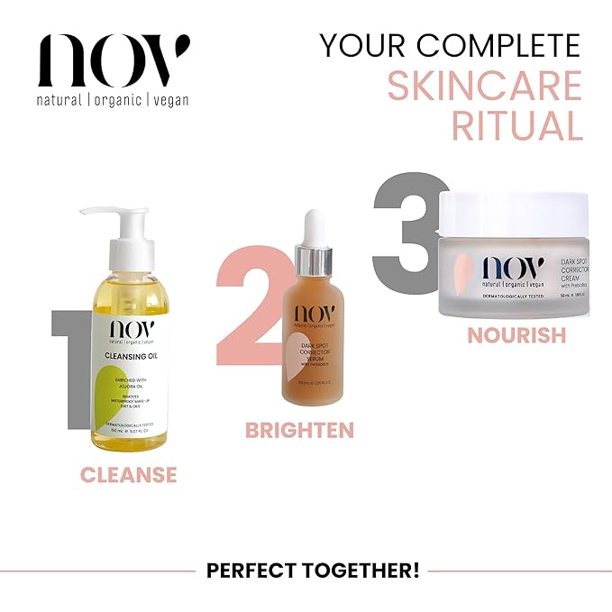 NOV Dark Spot Corrector Serum - Dark Spot Remover for Face - Acne Scar and Redness Reducing Face Serum - All Skin Types - 1.01 oz