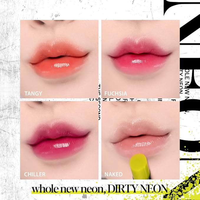 ESPOIR Dirty Neon vegan shine lipstick Long