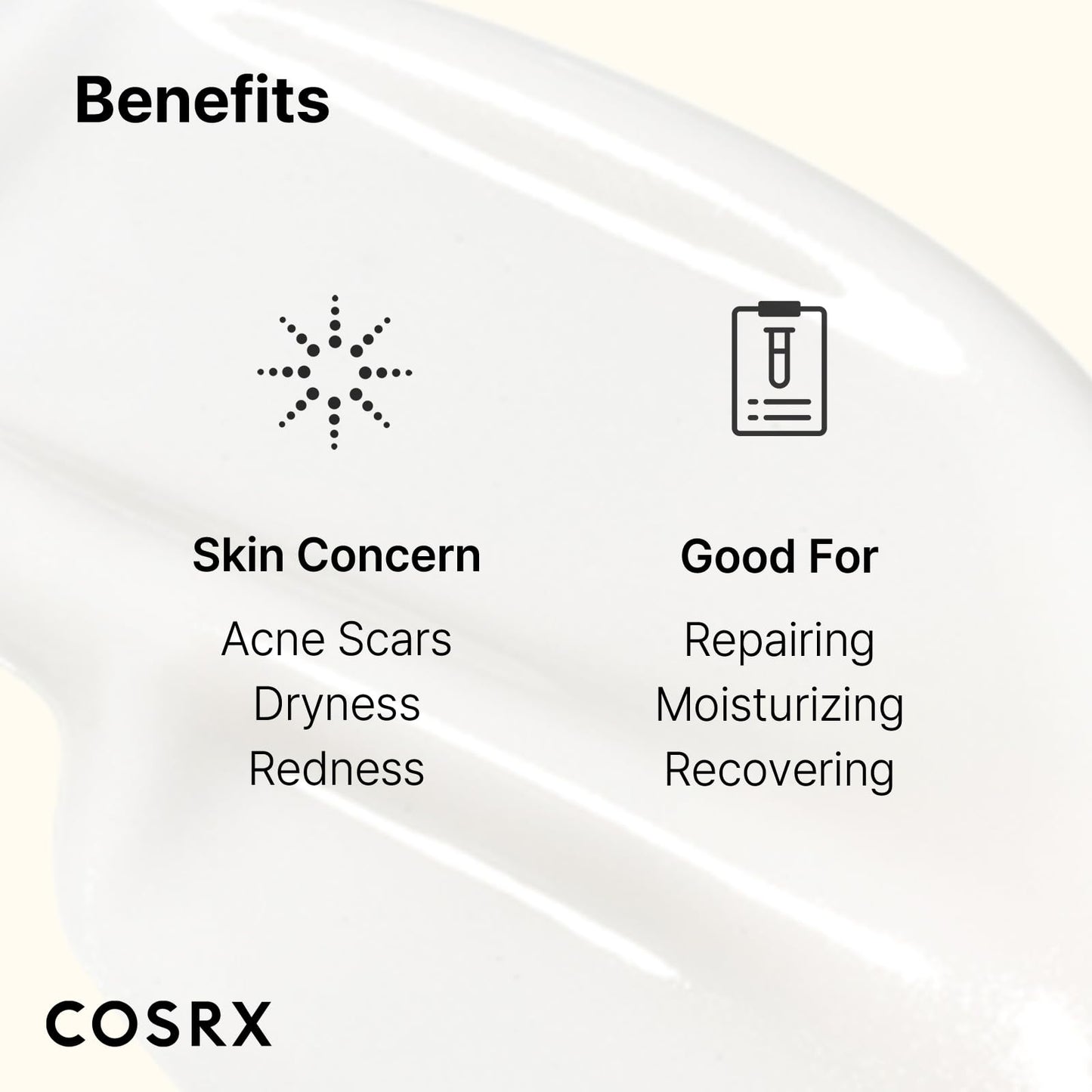 COSRX Snail Mucin 92% Moisturizer, Daily Repair Face Gel Cream Tube Type for Dry, Sensitive Skin, Not Tested on Animals, No Parabens, No Sulfates, No Phthalates, Korean Skin Care (3.52 Fl Oz / 100g)