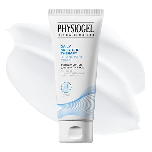 PHYSIOGEL Facial Moisturizer, Provides 120-hour Lasting Hydration Korean Skin care, Fragrance Free, Strengthens Skin Barrier, Lightweight Cream for Sensitive Skin, Ceramide, Squalane, 1.7 fl.oz