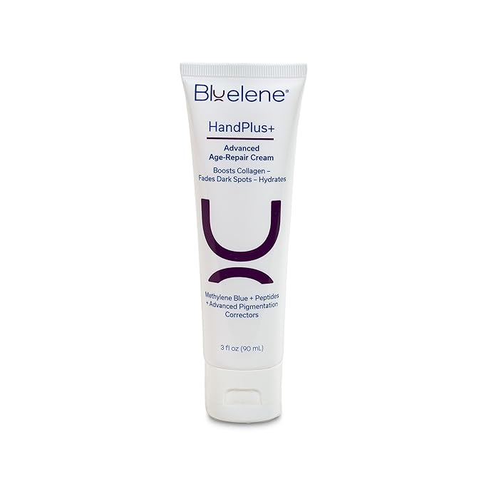 HandPlus+ Collagen Boosting Advanced Age Repair Cream with Methylene Blue and Niacinamide, and Hexylresorcinol and Tranexamic Acid. Deep Hydration. Suitable for Sensitive Skin