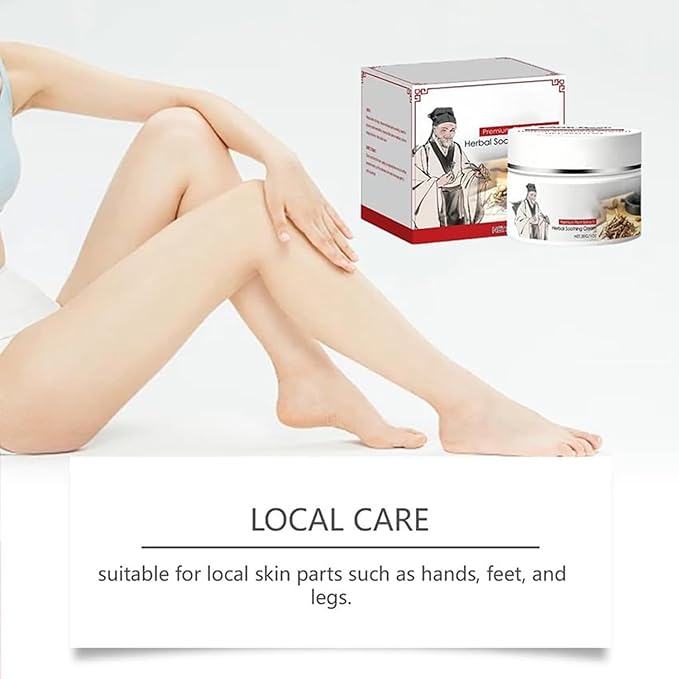2PCS Body Care Cream with Menthol, Calendula and Dendrobium for Dry Skin Relief