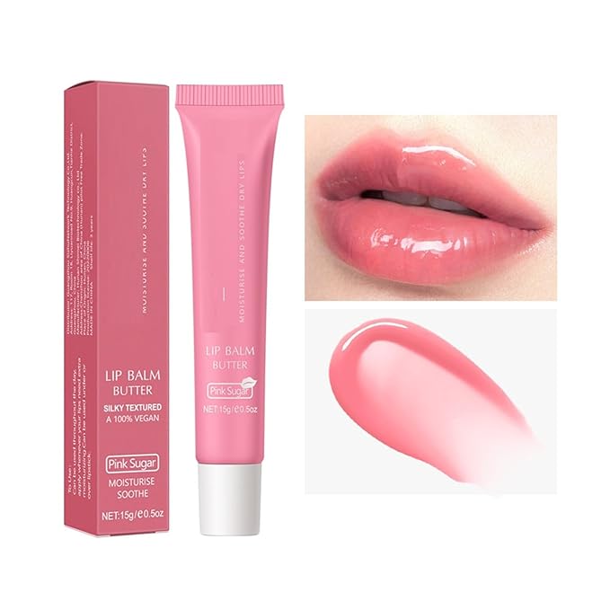 6 Color Hydrating Lip Butter Balm, Sugar)
