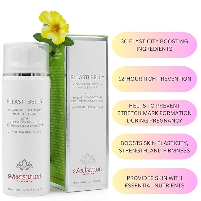 Ellasti Belly Organic Stretch Mark Miracle 3.3oz