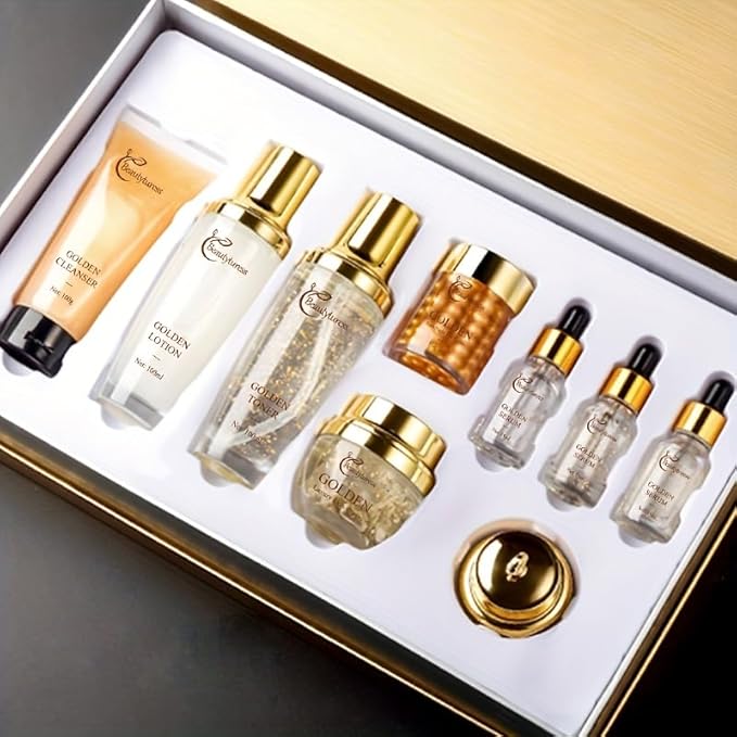 Snail Mucin Facial Skincare Kit for Women, Suitable for All Skin Types - Deep Moisturizing & Nourishing with Collagen, Ideal Gift - Skin Care Set