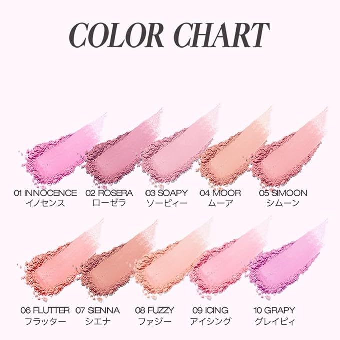 HOLIKA HOLIKA Infusing Blush with Brush - Lightweight,