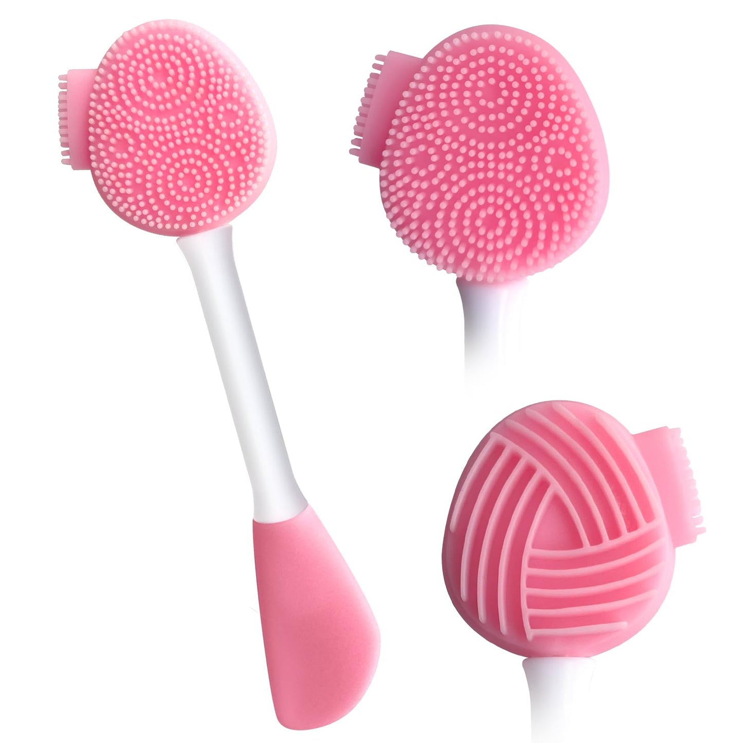 MUIIGOOD Silicone Face Scrubber Face Mask Brush Exfoliating Lip Cleansing Facial Cleansing/Wash Brush Exfoliator Blackhead Skin Care Tool Makeup Removes Dead & Dry Skin for Women Grils Men