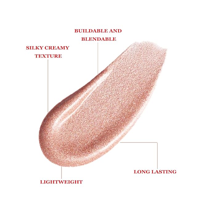 Highlighter Makeup, Liquid Highlighter Beauty Wand, Long Lasting Fl Oz