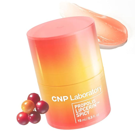 CNP Honey Lip Butter - Propolis Lipcerin™ 04 Mint, Hydrating Overnight Manuka Lip Balm & Mask, Plumping, 12hr Long-Lasting Moisture, Korean Skin Care, 0.5 fl.oz.
