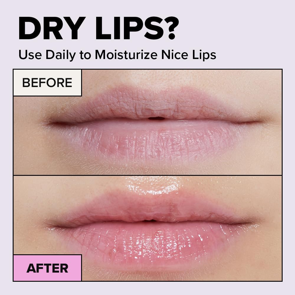 I DEW CARE Overnight Lip Sleeping Mask - Plush Party | Buttery Vitamin C, Lip Glaze, Moisturizing Balm, With Cocoa Butter For Dry Lips, Glass Skin Look, Nourish and Hydrate, Korean Skin, 0.42 Oz