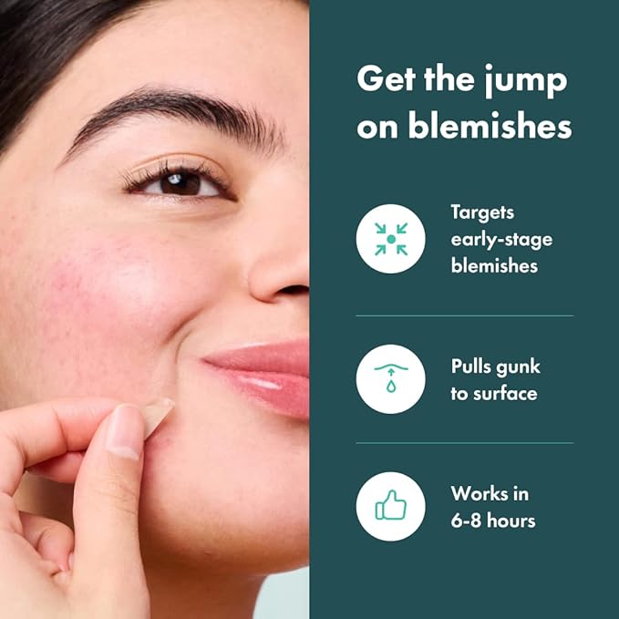 Mighty Patch Micropoint™ for Blemishes from Hero Cosmetics - Hydrocolloid Acne Spot Treatment Patch for Early Stage Zits and Hidden Pimples, 395 Micropoints (8 Patches)