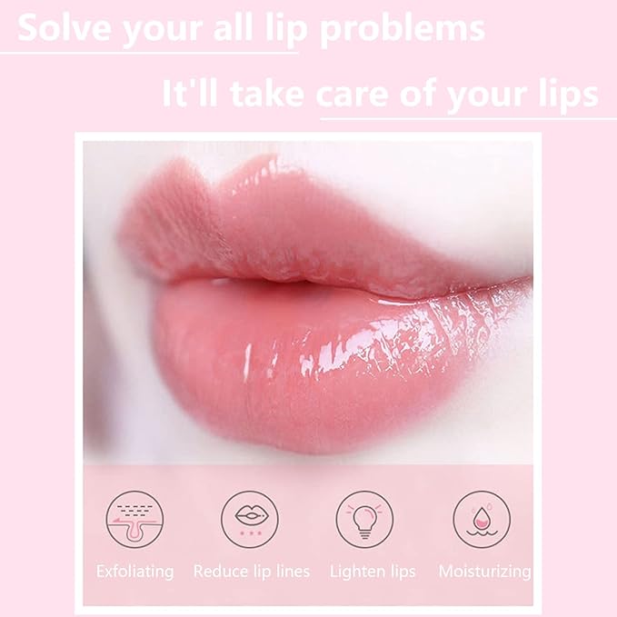 4PCS Bee Lip Balm Honey Lip Exfoliator