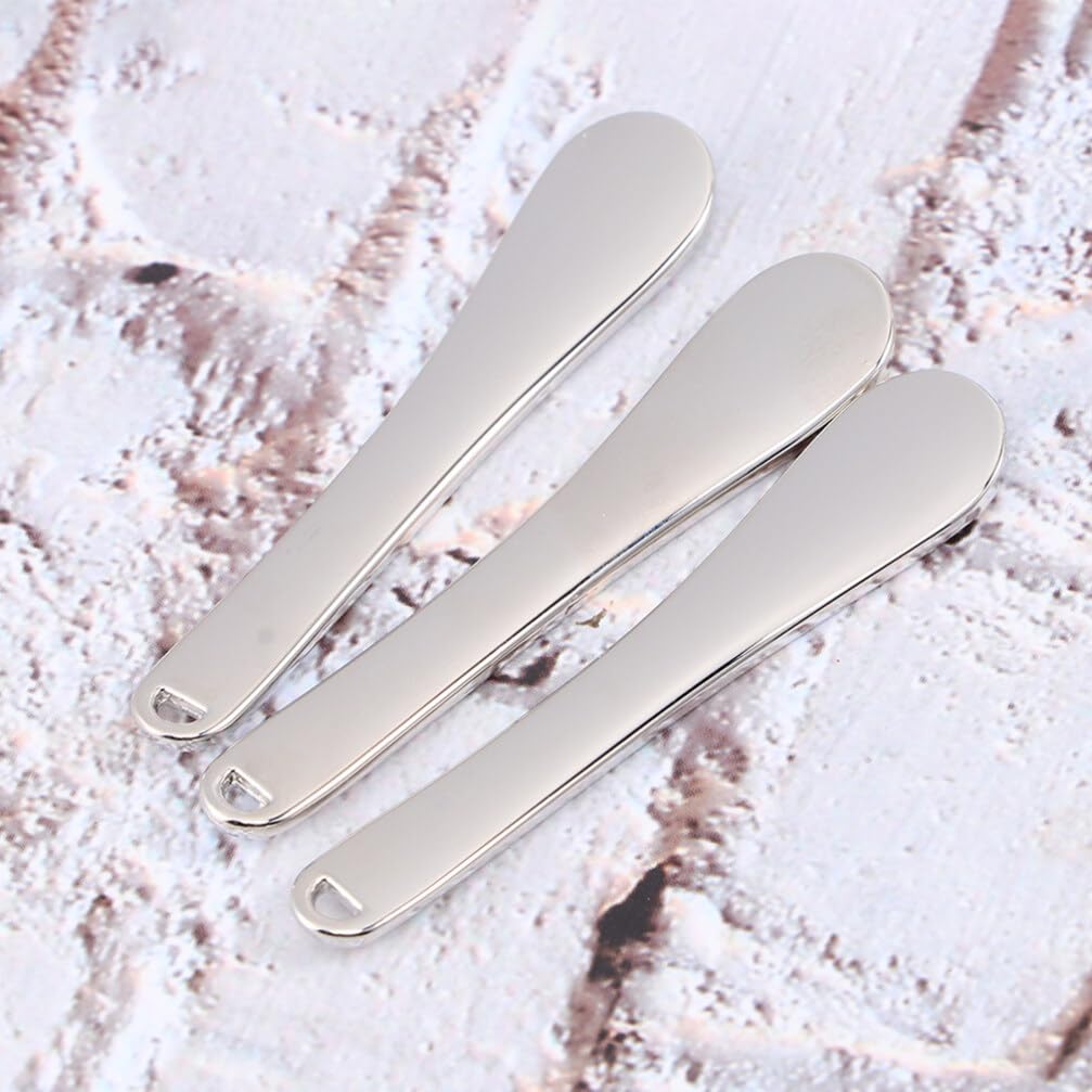 10pcs Cosmetic Spatula Makeup Tool for Facial Masks Creams Eye Creams Smooth Easy to Clean Flexible Application with Hanging Hole Skincare Beauty Spatulas