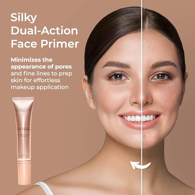 Dual-Action Face Primer - | Hydrating Makeup Primer Skin Tone 15 mL