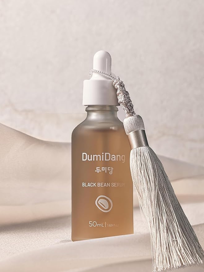Black Bean Serum - Korean Traditional Vegan Skincare Formula, Anti-Aging and Elasticity with Fermented Black Bean Extract, Vegetable Collagen and Carrot Extract, 50mL | 1.69fl.oz.