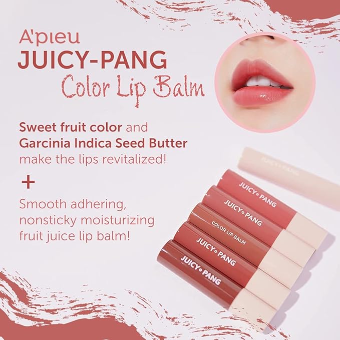 A'PIEU JUICY-PANG COLOR LIP BALM (CR02-JUJUBE) balm