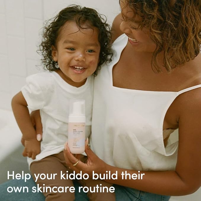 Evereden Kids Face Wash - 3.4 fl oz, Gentle Skin Care, Fresh Pomelo Scent, Gentle Foaming Cleanser, Non-Toxic and Hypoallergenic