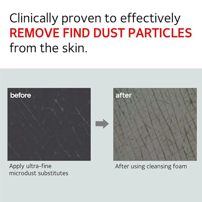 MAKE P:REM Safe Me. Relief Moisture Cleansing Foam, Delicate Eye-Friendly Face Wash, pH Balanced Deep Pore Cleansing, Korean Skin Care, 150ml, 5.07 Fl.Oz.