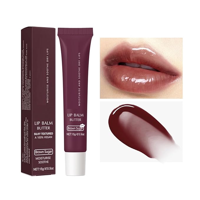 6 Color Hydrating Lip Butter Balm, Sugar)