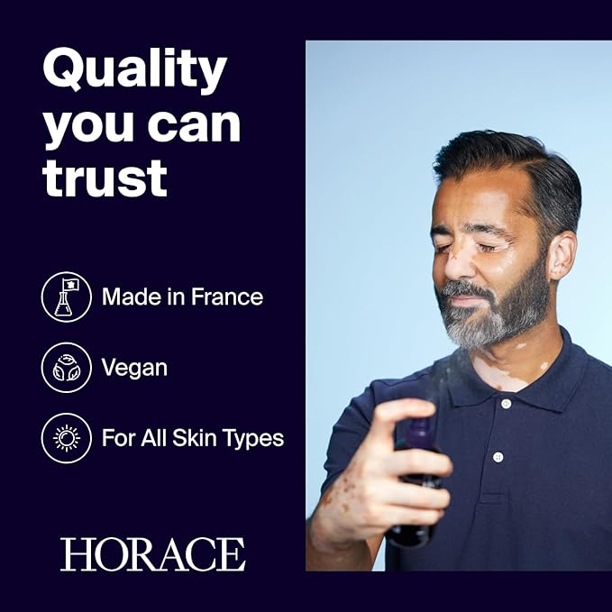 HORACE Tonic Lotion for Men - Toner Spray with Prebiotics - Gentle Skincare for All Skin Types - Fresh, Aromatic Scent, 6.7 fl.oz