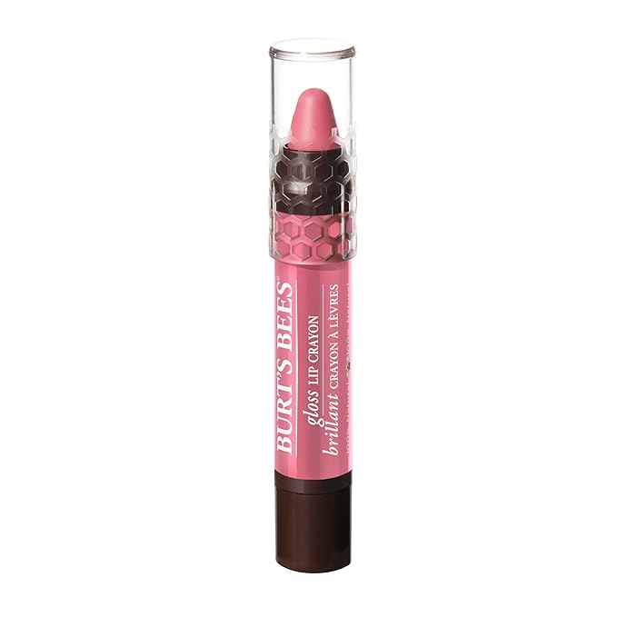 Burt's Bees 100% Natural Moisturizing Gloss Lip Crayon, Pink Lagoon - 1 Crayon