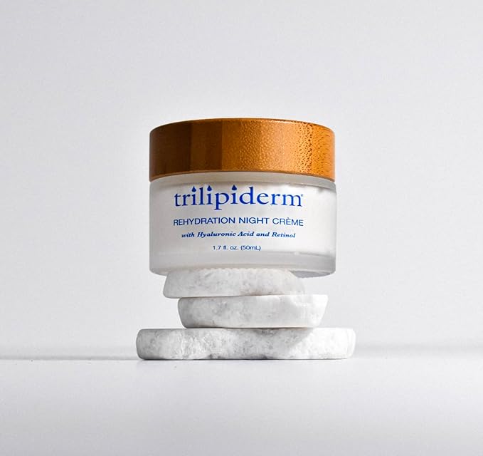 Trilipiderm Essential Face Regimen Bundle – Hydrating Exfoliant Cleanser, Protective Day Crème, Rehydration Night Crème Set – Complete 3-Step Skincare Solution for Hydration and Renewal
