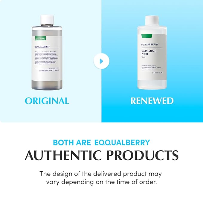 Swimming Pool Toner - Korean Toner for Daily Exfoliating & Deep Hydration with Natural Enzyme Protease & Hyaluronic Acid, For Sensitive Skin, 10.14 Fl Oz (300ml)
