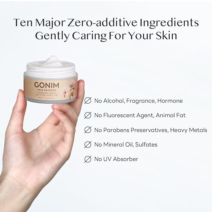 Face Moisturizer Korean Skin Care,Anti Aging Support with Collagen Activation,Skin Barrier Repair Face Cream,Daily Face Moisturizer for Dry,Sensitive Oily Skin,Shea Butter Hydration-1.69fl.oz