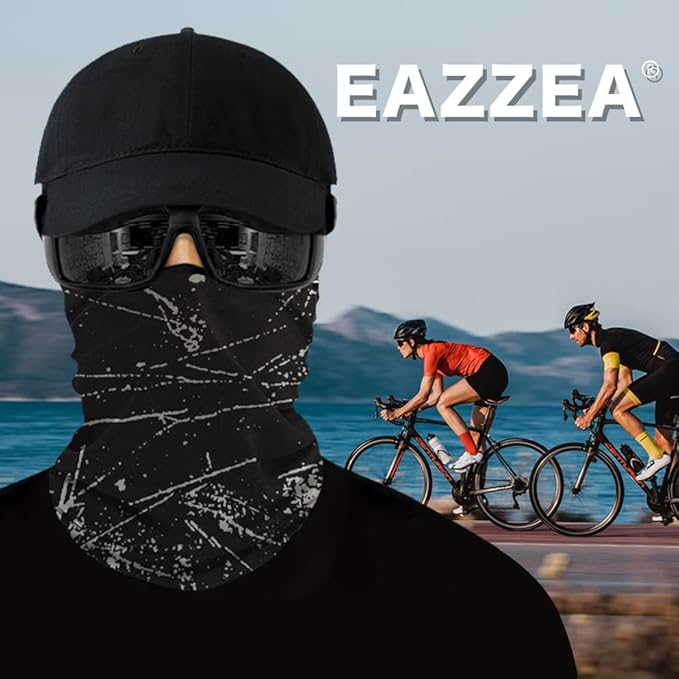 9-Pack Balaclava Face Mask for Men & Women - UV Protection Neck Gaiter, Multi-Use Cycling Mask & Breathable Headband, Outdoor Sports Scarf Accessories