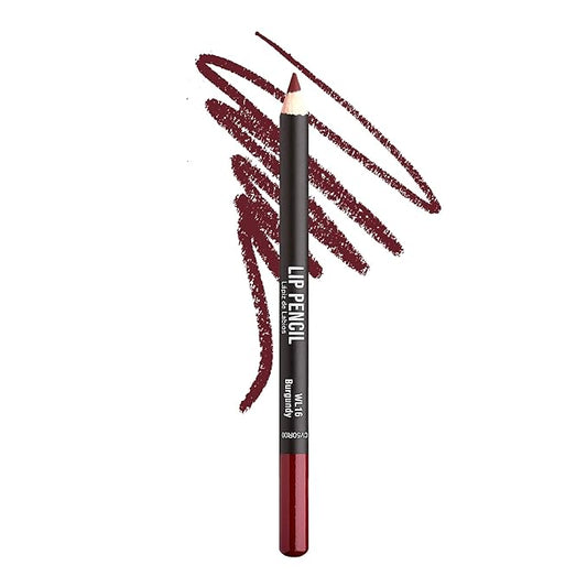 KISS New York Professional Slim Lip Pencil, Creamy Soft Lip Liner, Smooth Long-Lasting Rich Lip Color, Natural Lip Makeup, Water-Resistant Lip Crayon (Deep Cherry)
